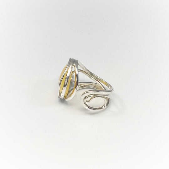 Butterscotch Amber Ring - Rocks and Gems Canada