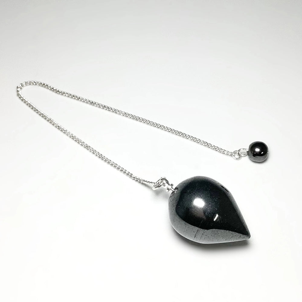 Hematite Teardrop Pendulum - Rocks and Gems Canada