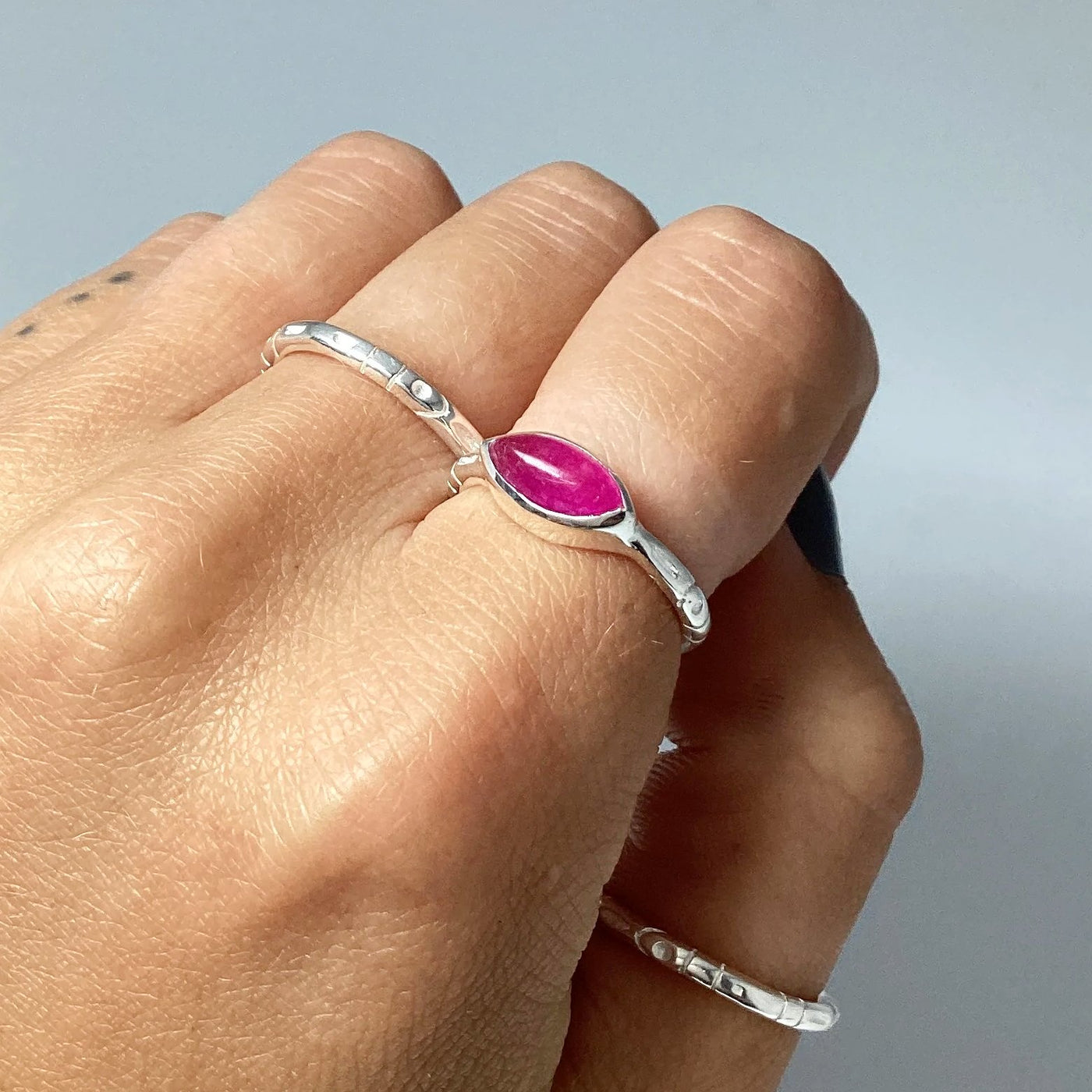 Pink Jade Ring