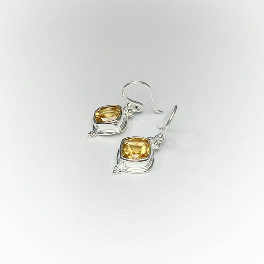 Citrine Dangle Earrings - Rocks and Gems Canada