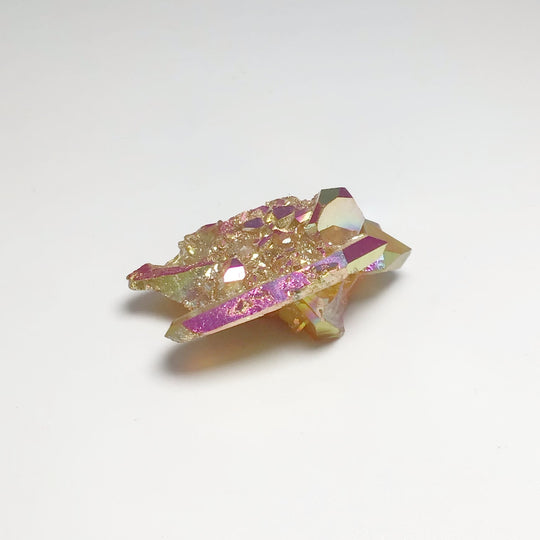 Sunset Aura Quartz Cluster - Rocks and Gems Canada