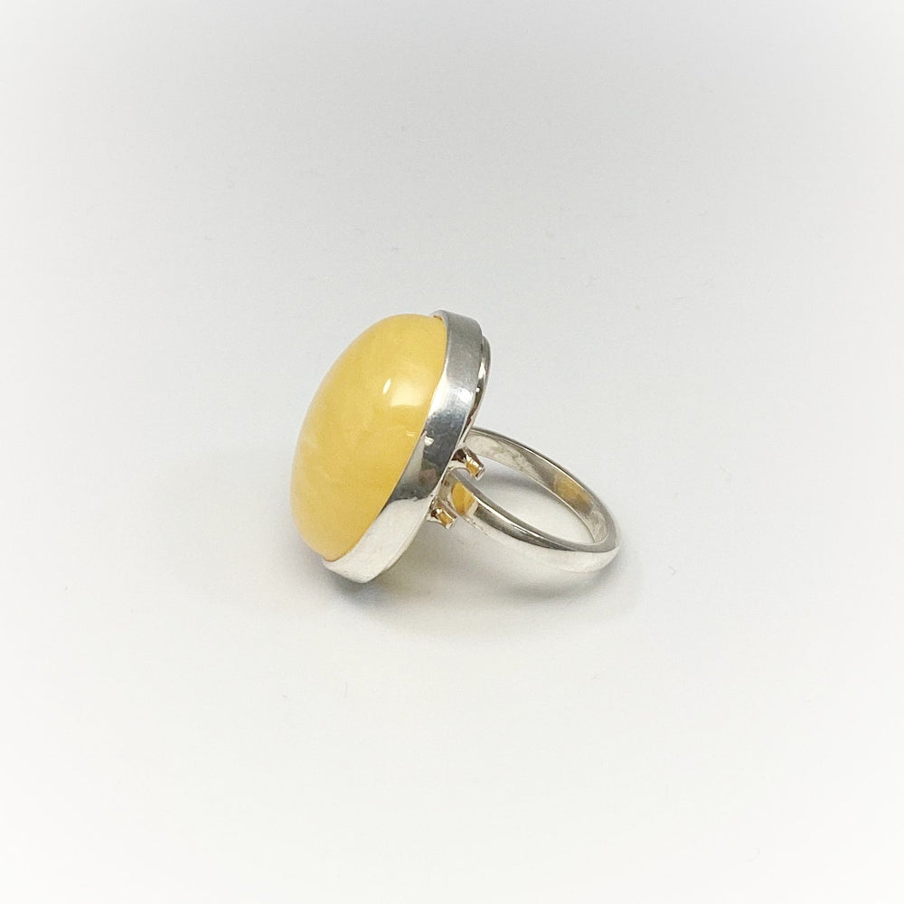 Butterscotch Amber Ring - Rocks and Gems Canada