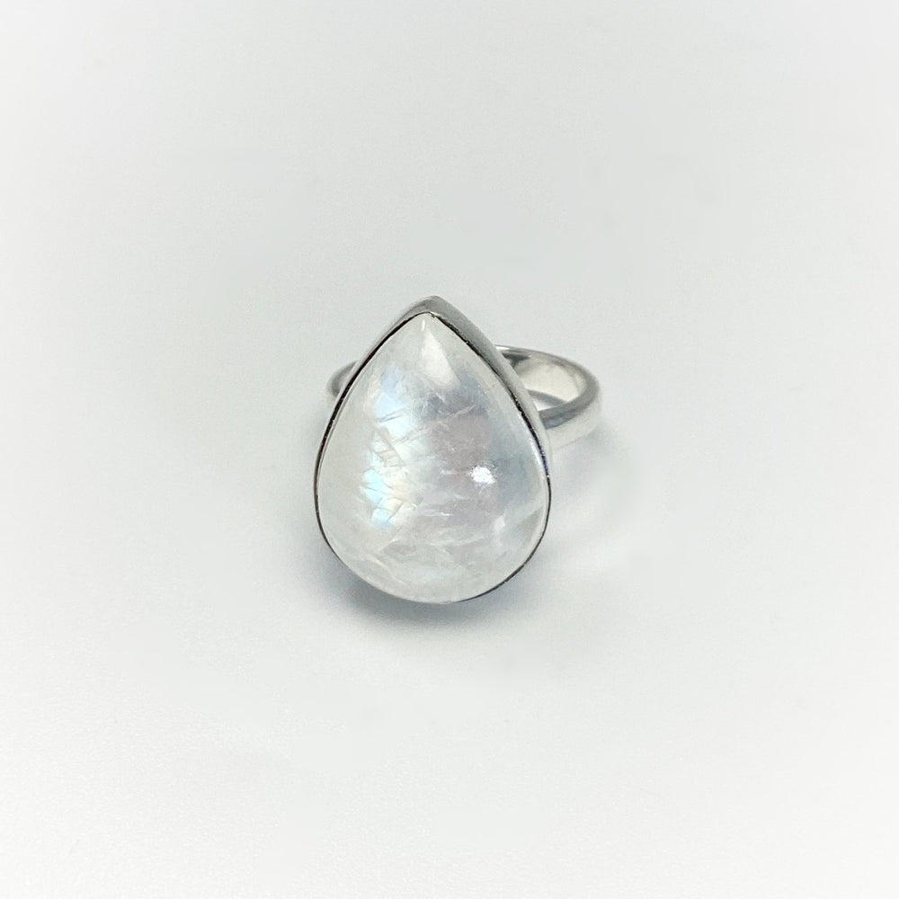 Rainbow Moonstone Ring - Rocks and Gems Canada
