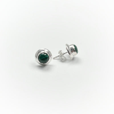 Malachite Stud Earrings