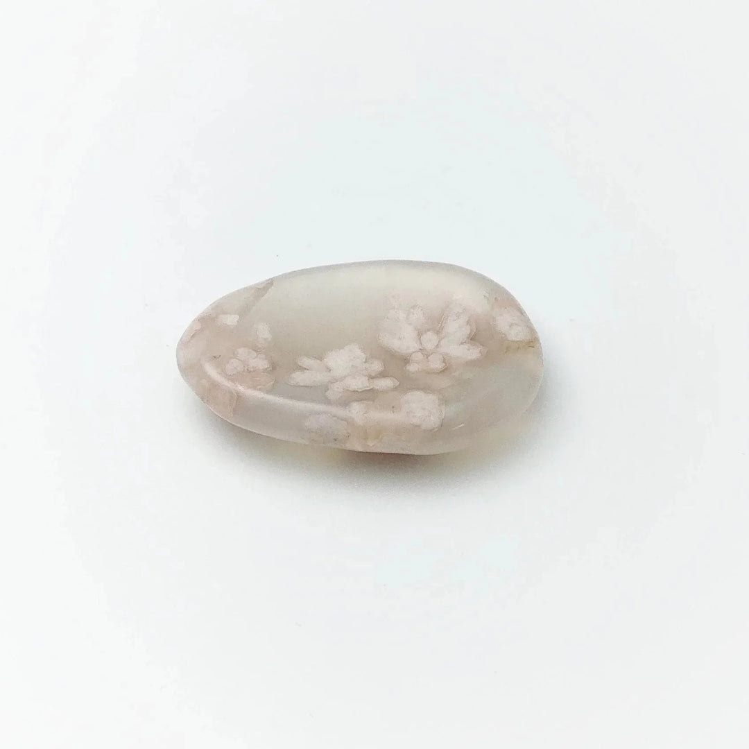 Worry Stone - Flower Agate - Rocks and Gems Canada