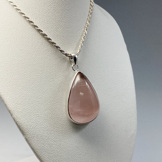 Rose Quartz Pendant - Rocks and Gems Canada
