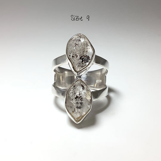 Herkimer Diamond Ring - Rocks and Gems Canada