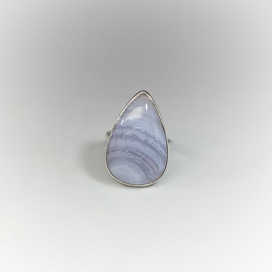 Blue Lace Agate Ring - Rocks and Gems Canada