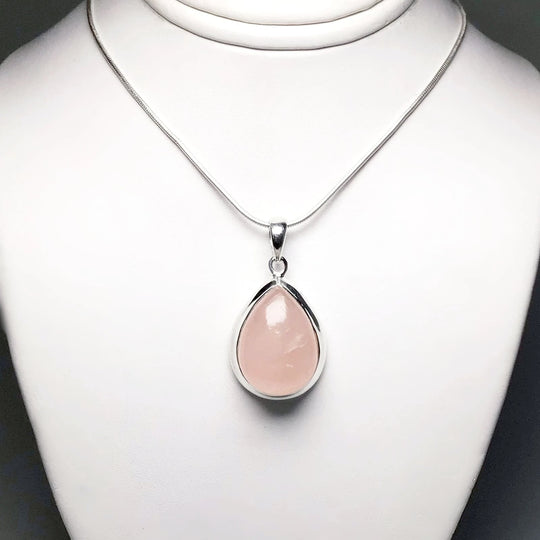 Rose Quartz Pendant - Rocks and Gems Canada