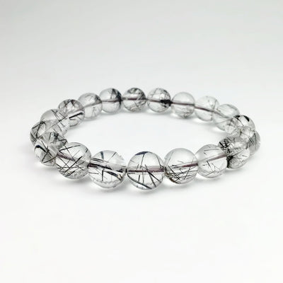 Tourmalated Quartz Beaded Bracelet