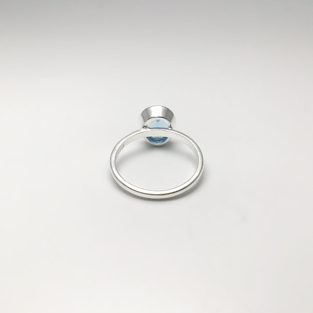 Blue Topaz Ring - Rocks and Gems Canada