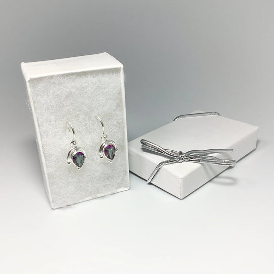 Mystic Topaz Dangle Earrings - Rocks and Gems Canada