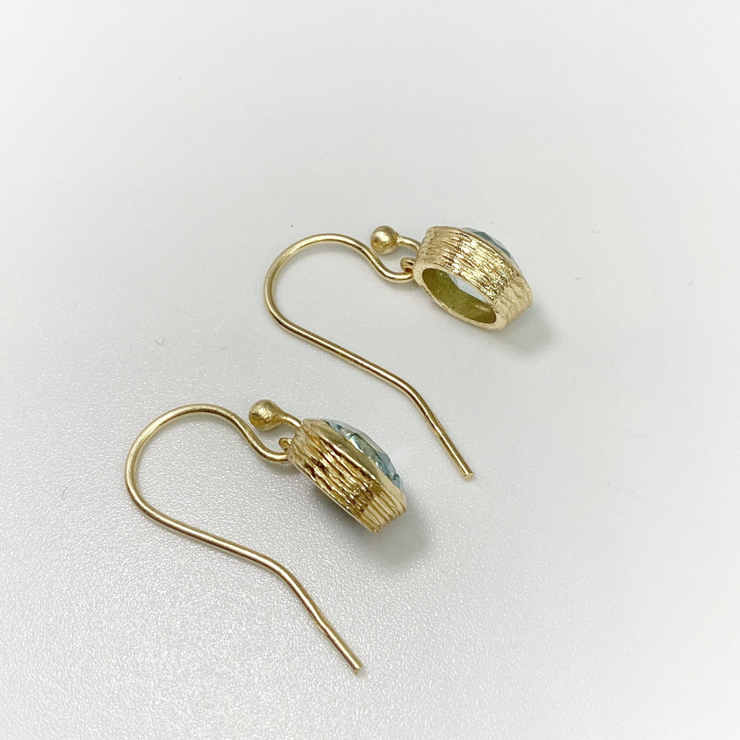 Blue Topaz Dangle Earrings - Rocks and Gems Canada