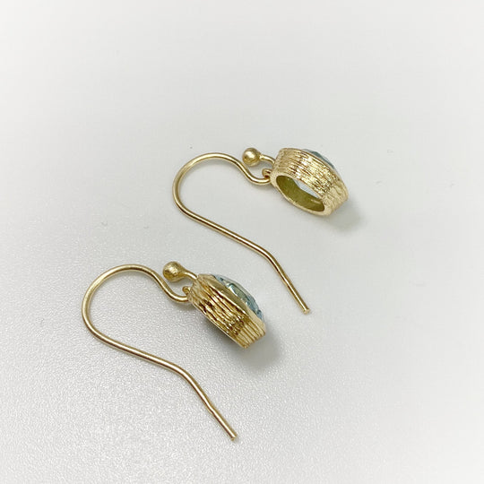 Blue Topaz Dangle Earrings - Rocks and Gems Canada