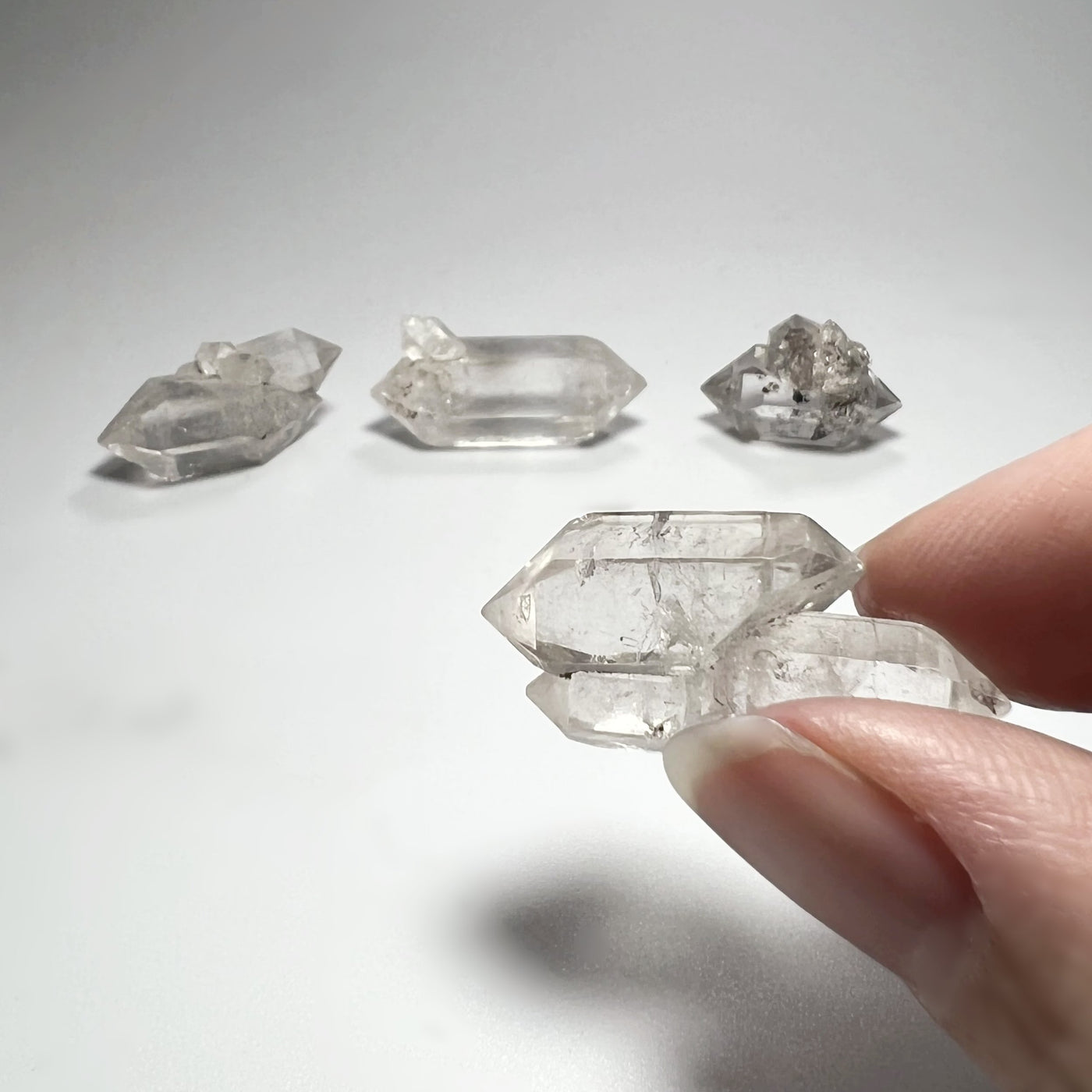 Natural Double Terminated Twin Point Quartz at $45 Each - High Quality