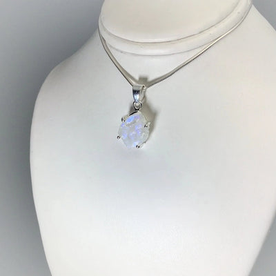 Raw Moonstone Pendant