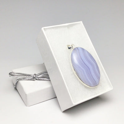 Blue Lace Agate Pendant