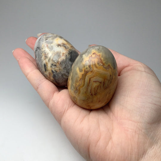 Crazy Lace Agate Egg - Rocks and Gems Canada