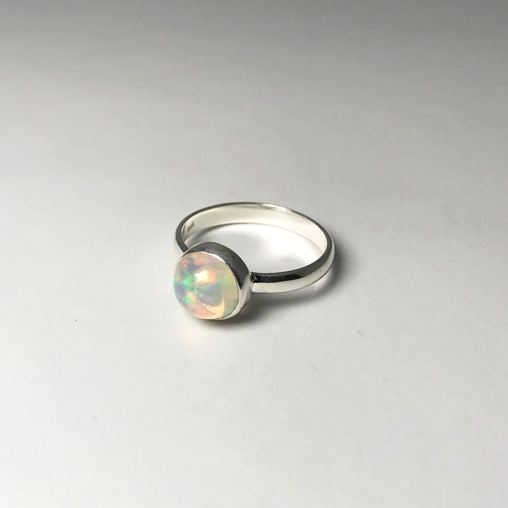 Ethiopian Fire Opal Ring - Rocks and Gems Canada