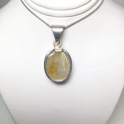 Rutilated Quartz Pendant