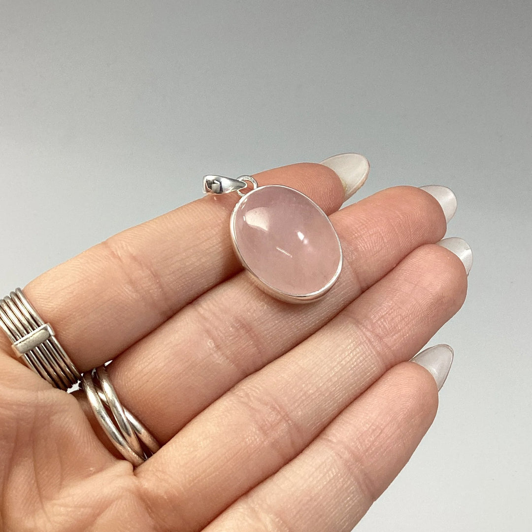 Rose Quartz Pendant - Rocks and Gems Canada