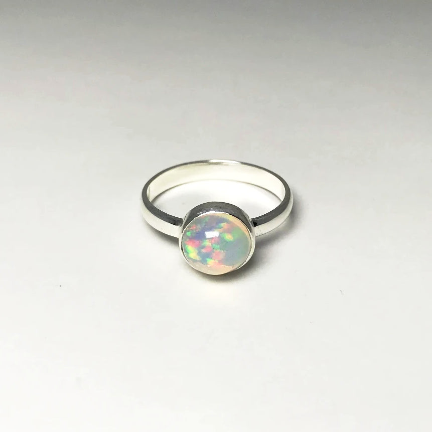 Ethiopian Fire Opal Ring - Rocks and Gems Canada