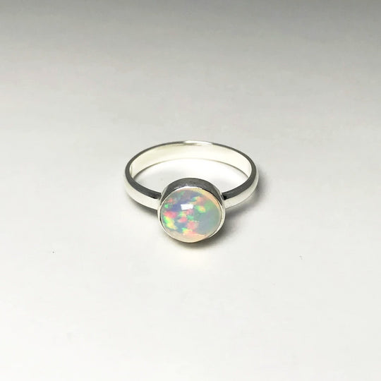 Ethiopian Fire Opal Ring - Rocks and Gems Canada