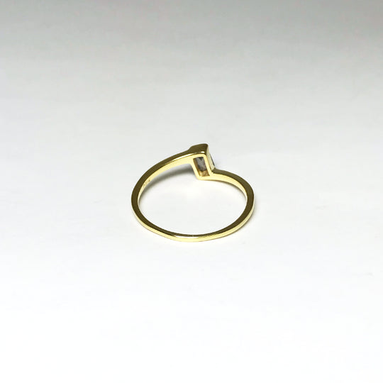 Mystic Topaz Gold Finish Ring - Rocks and Gems Canada
