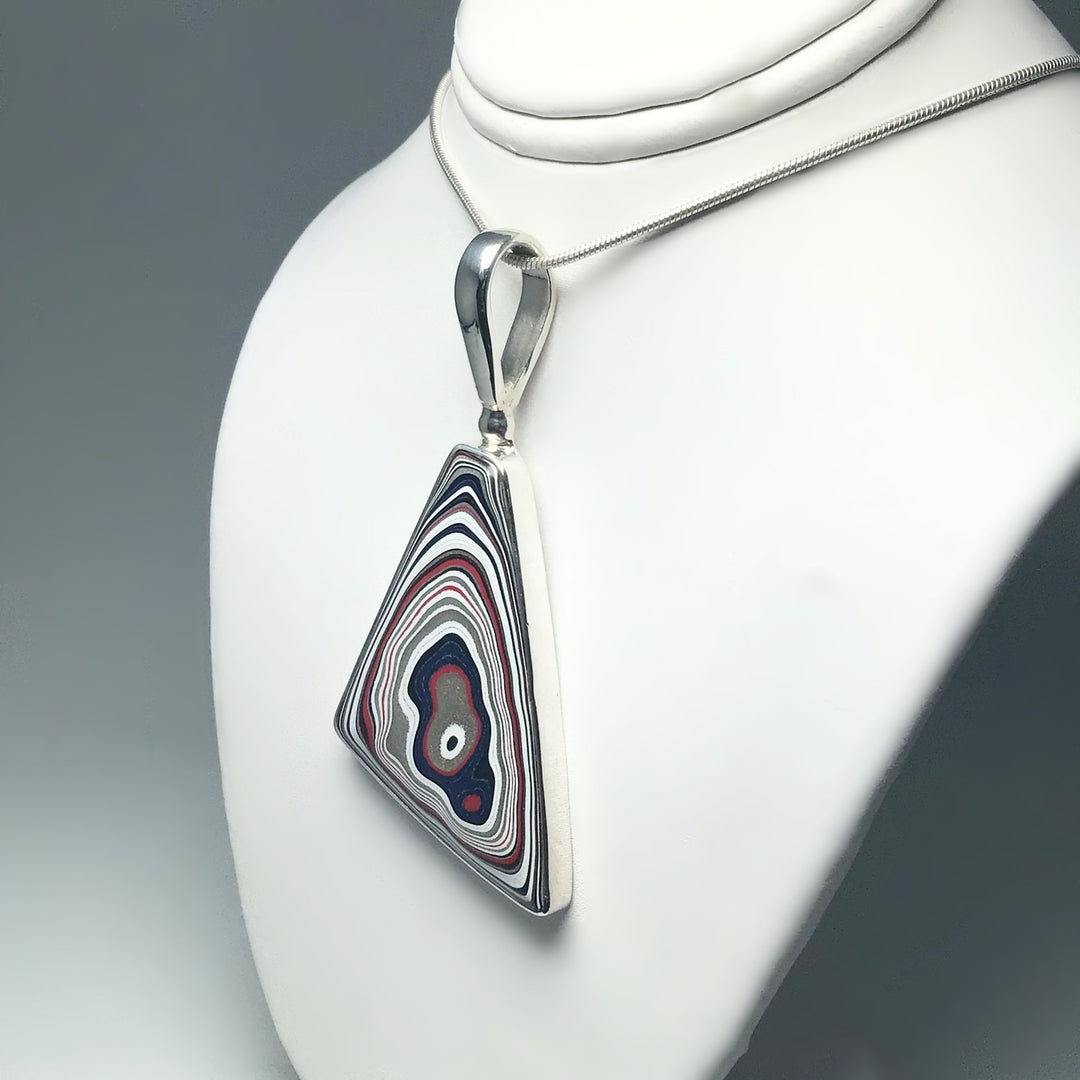 Fordite Pendant - Rocks and Gems Canada