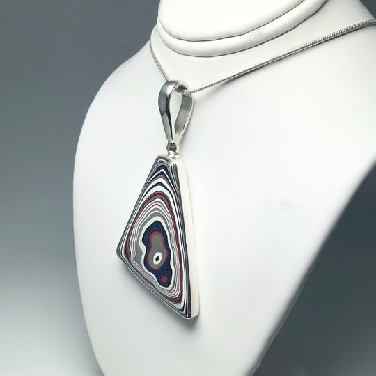 Fordite Pendant - Rocks and Gems Canada