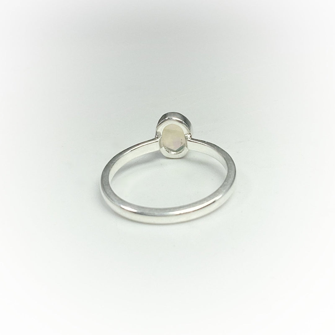 Faceted Ethiopian Fire Opal Ring - Rocks and Gems Canada