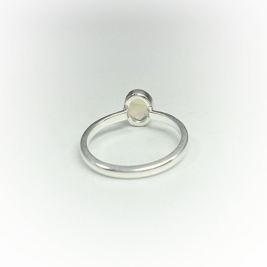 Faceted Ethiopian Fire Opal Ring - Rocks and Gems Canada