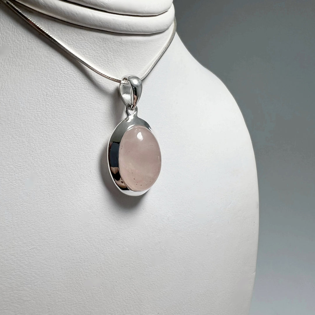 Rose Quartz Pendant - Rocks and Gems Canada