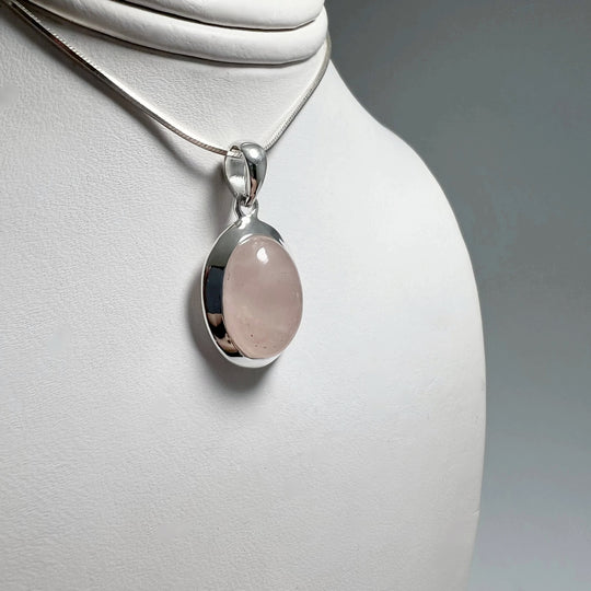 Rose Quartz Pendant - Rocks and Gems Canada