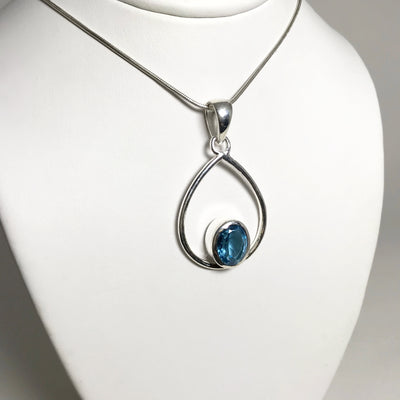 Blue Topaz Pendant