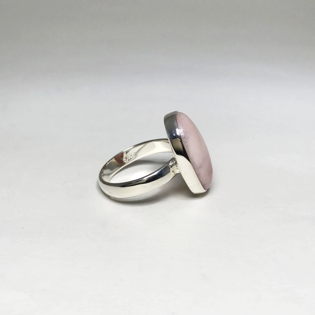 Pink Peruvian Opal Ring