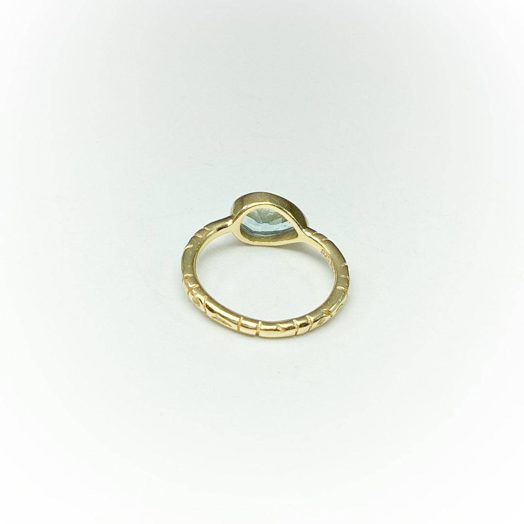 Blue Topaz Ring - Rocks and Gems Canada
