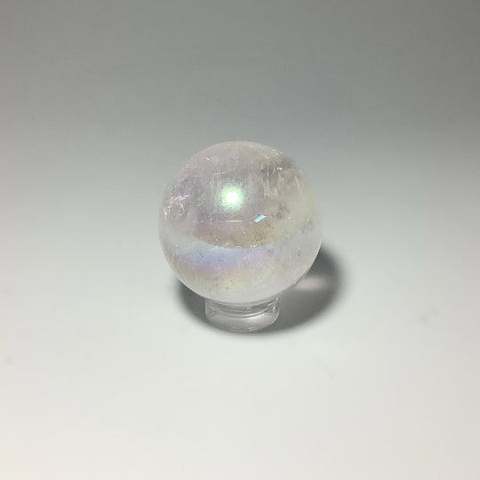 Opalescent Aura Quartz Sphere - Rocks and Gems Canada