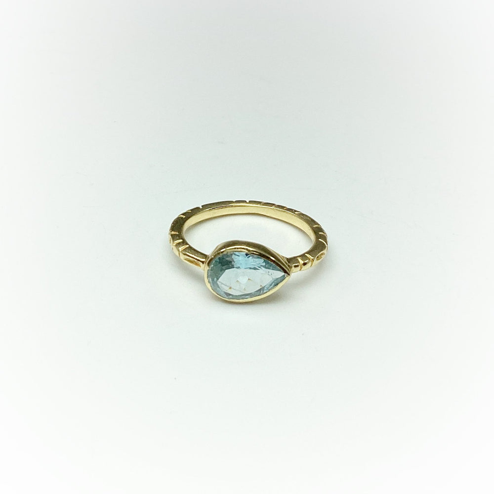 Blue Topaz Ring - Rocks and Gems Canada