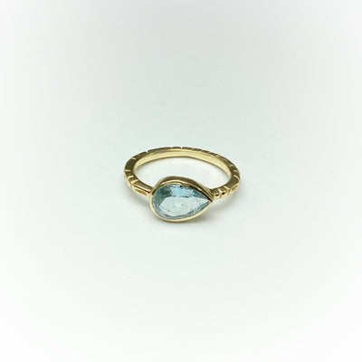 Blue Topaz Ring