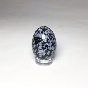 Snowflake Obsidian Mini Egg