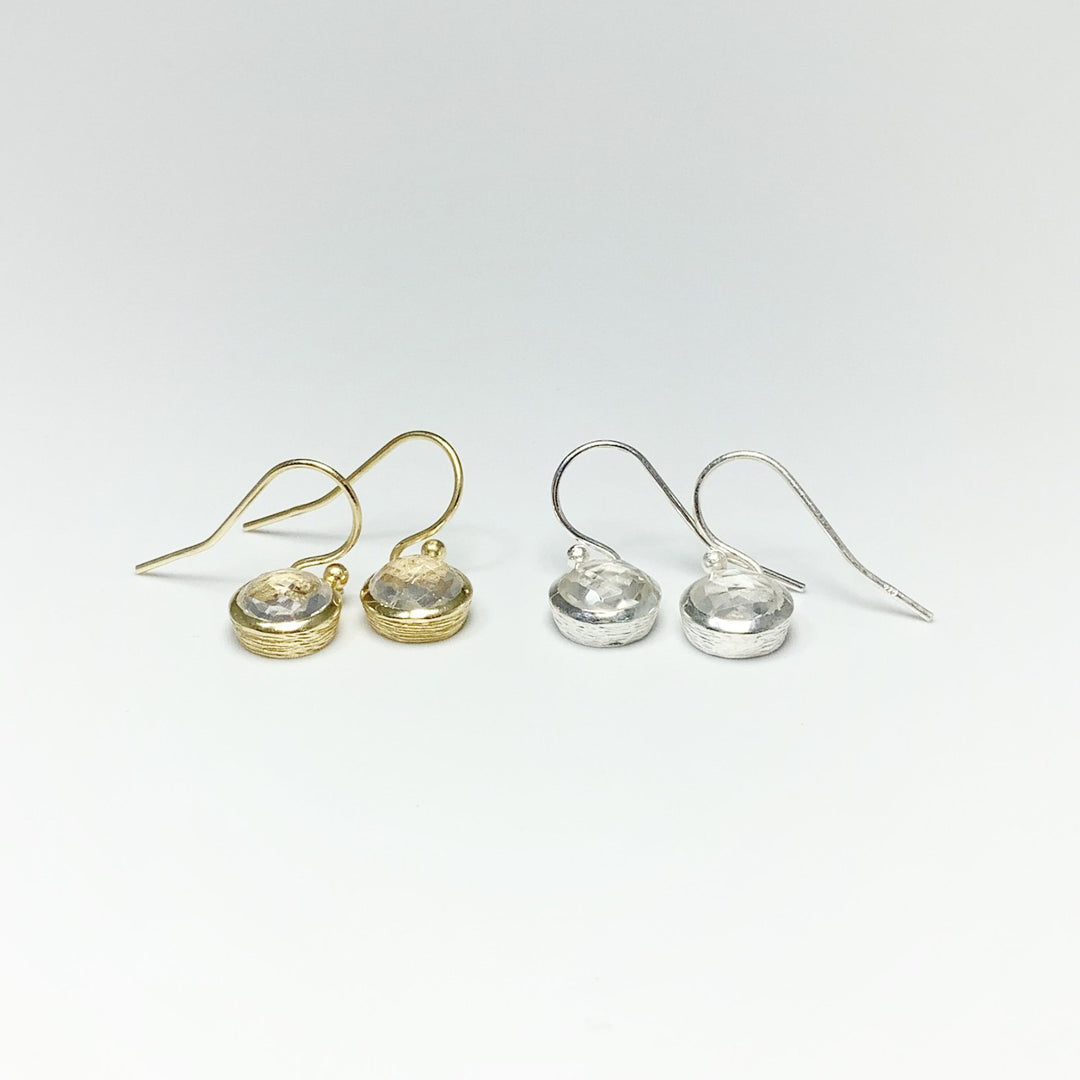 Quartz Dangle Earrings - Rocks and Gems Canada