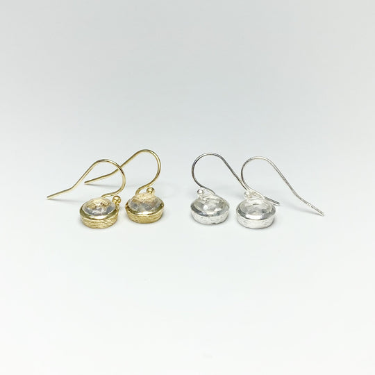 Quartz Dangle Earrings - Rocks and Gems Canada