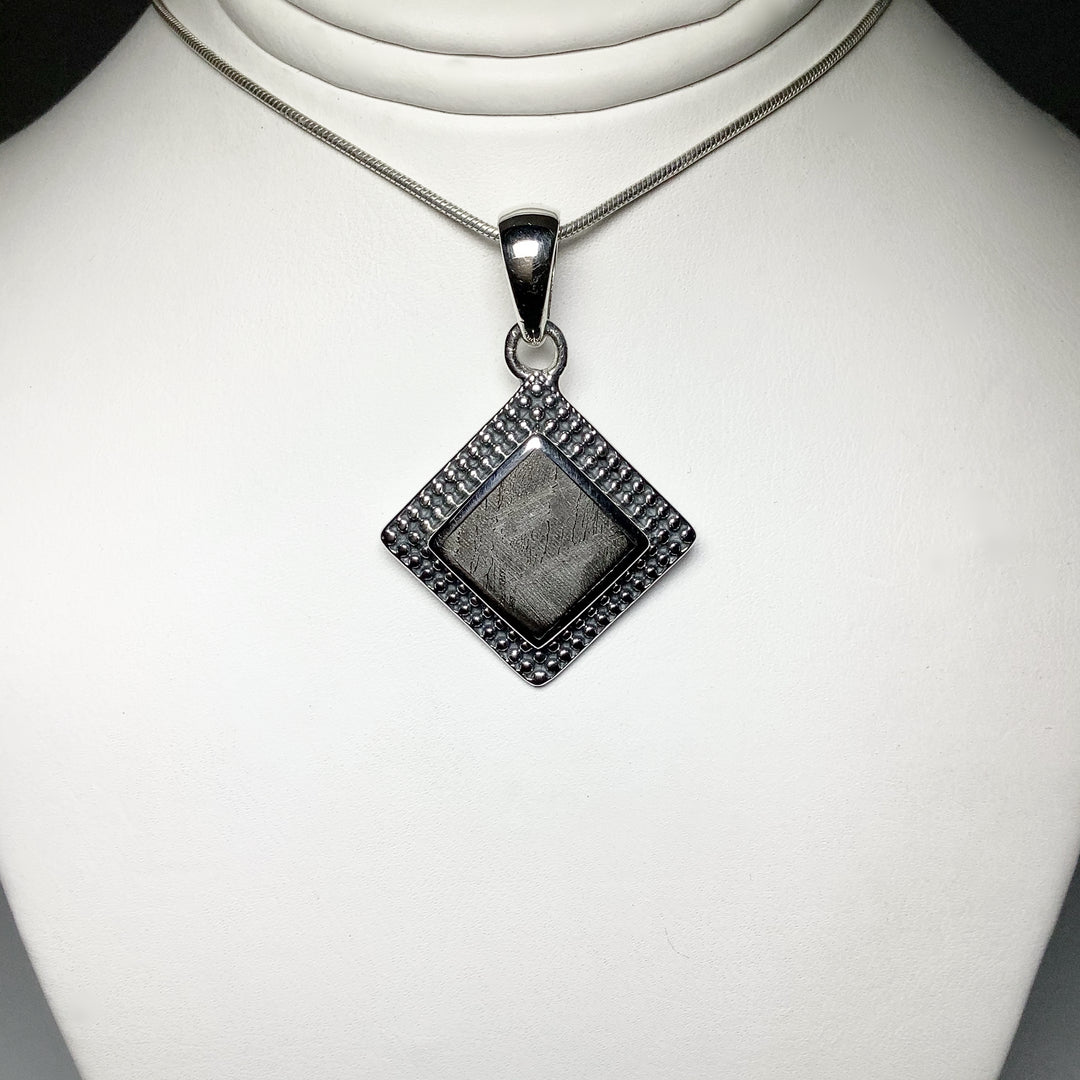 Muonionalusta Meteorite Pendant - Rocks and Gems Canada