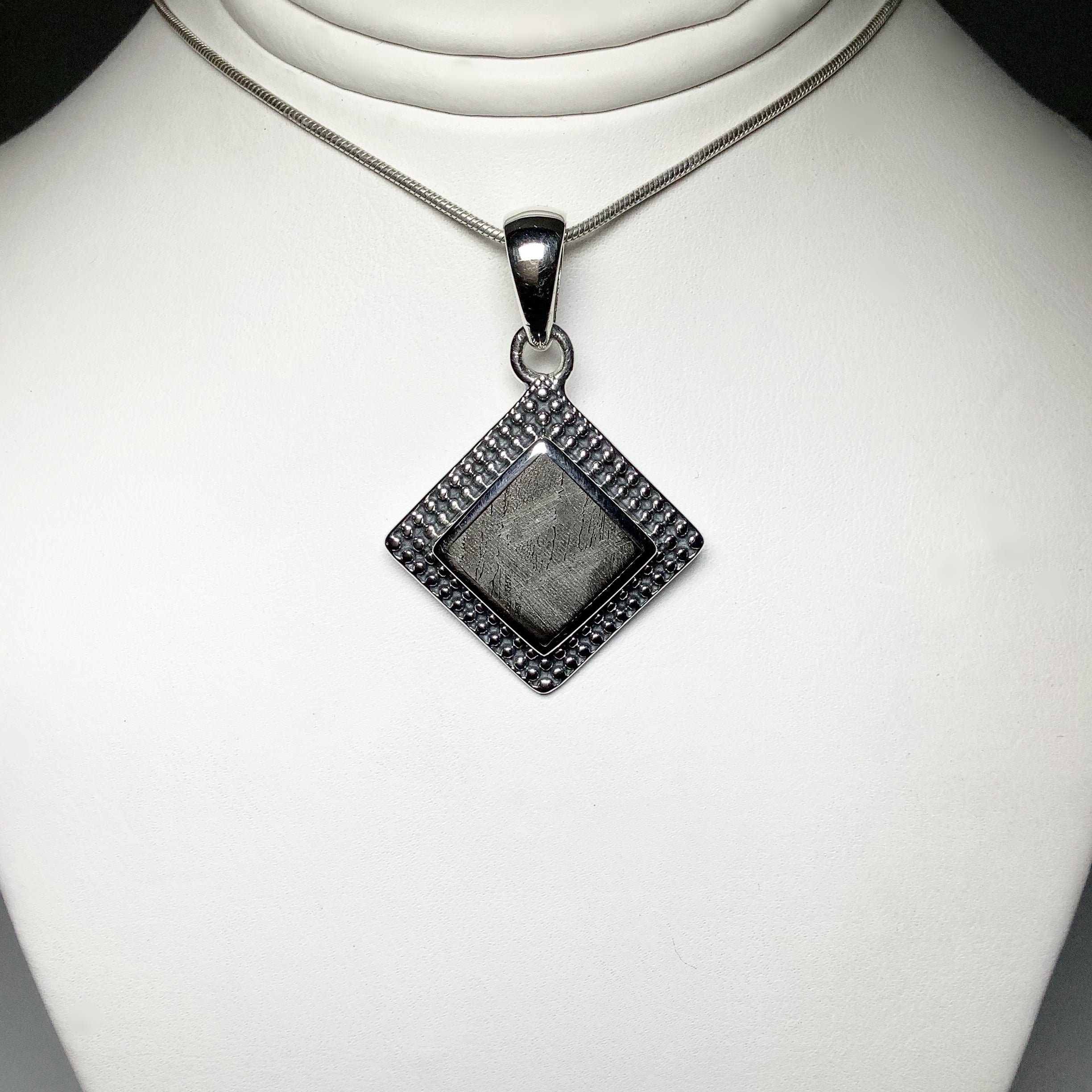 Muonionalusta Meteorite Pendant - Rocks and Gems Canada