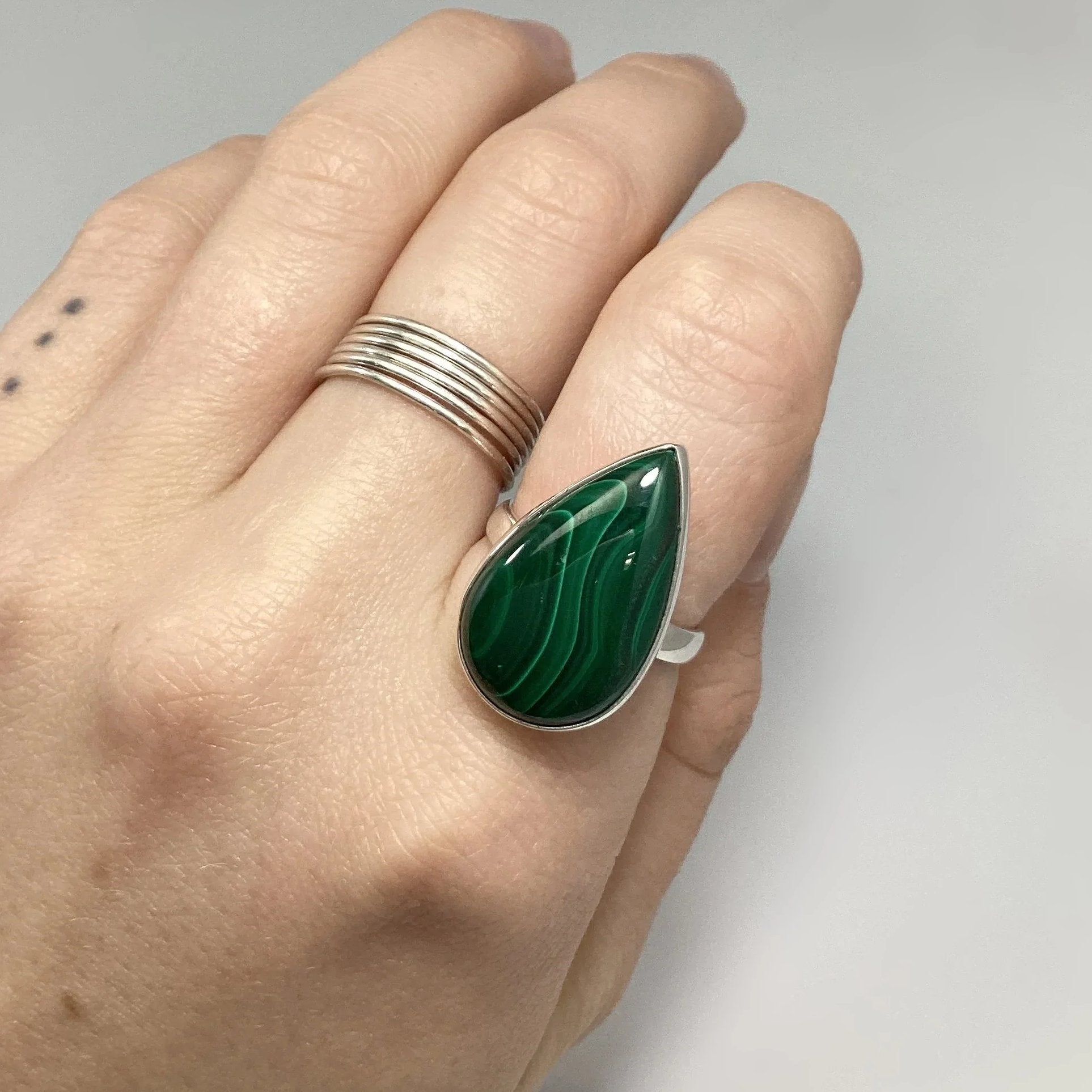 Malachite Ring - Rocks and Gems Canada