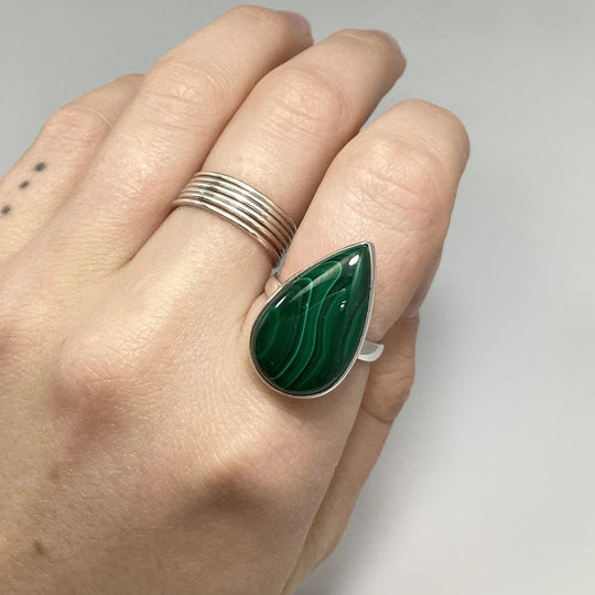 Malachite Ring - Rocks and Gems Canada