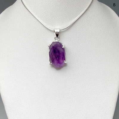 Raw Amethyst Pendant at $125 Each