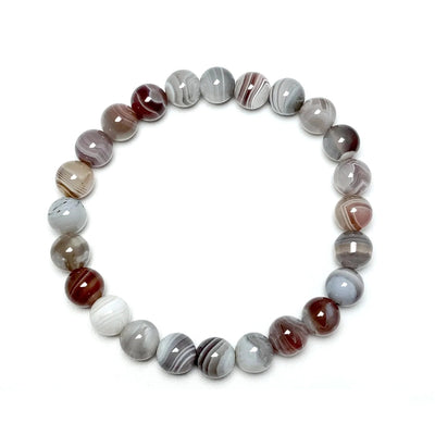 Botswana Agate Beaded Bracelet