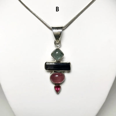 Mixed Tourmaline Pendant